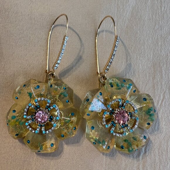 Betsey Johnson Jewelry - Sweetness and Light Flower Earrings